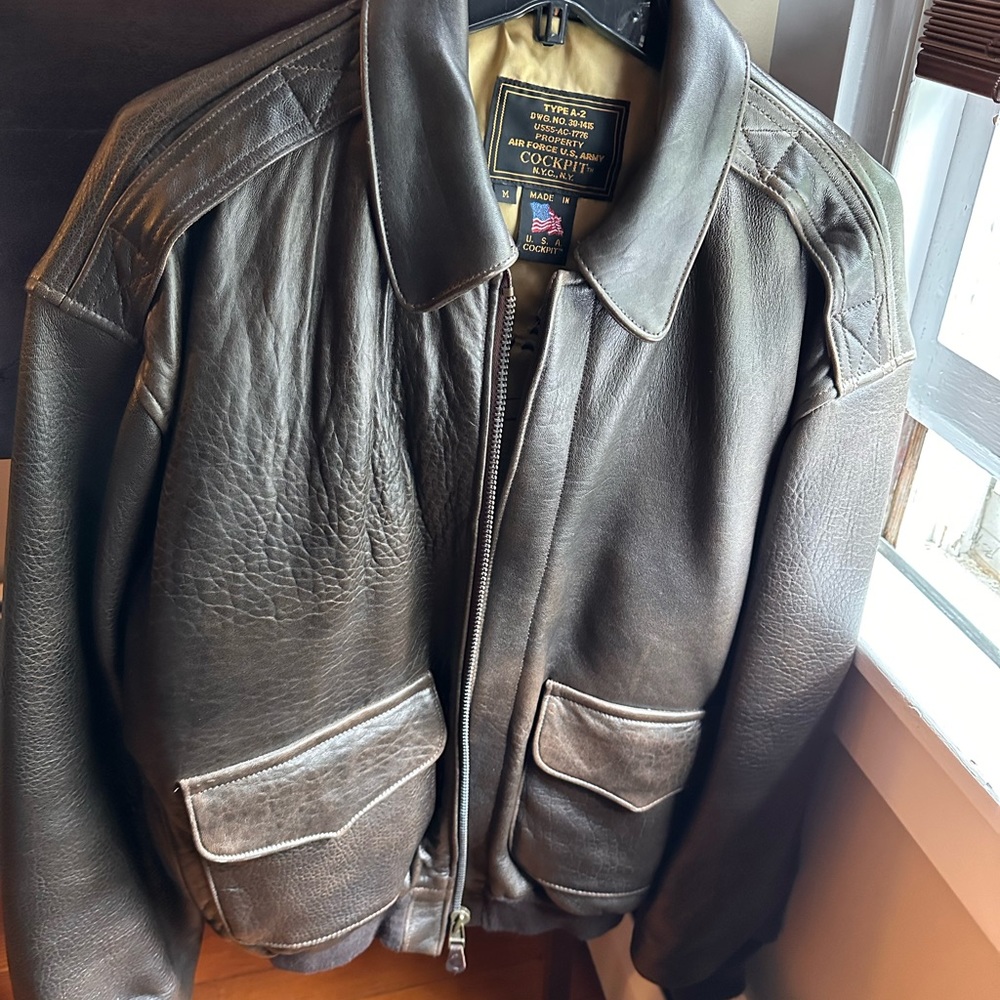 Leather Jacket Men’s Medium